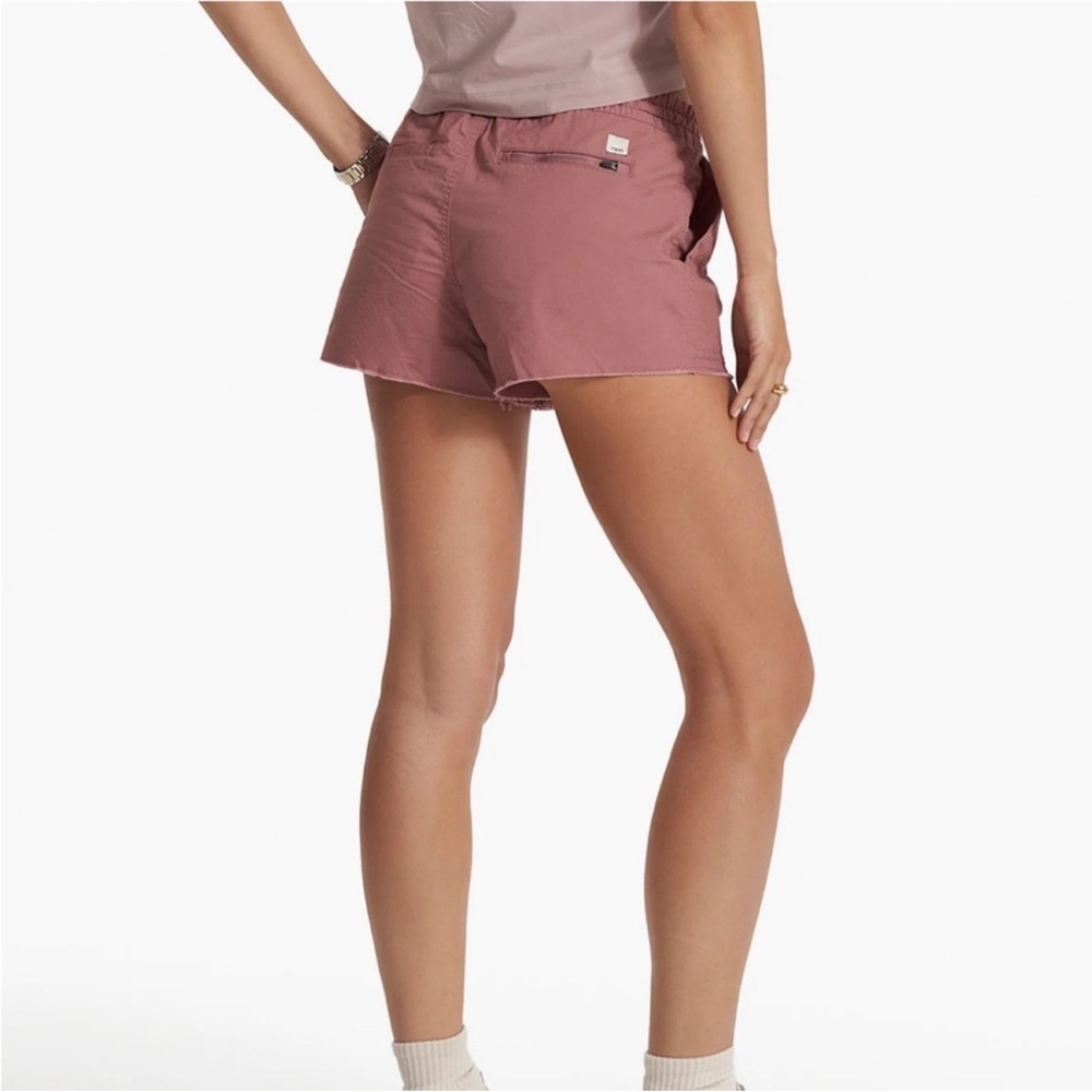 Vuori Mauve Vintage Ripstop Shorts Womens Pull On Elastic Waist - Picture 4 of 10